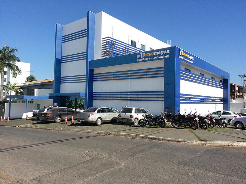 Mudança na fachada da Tecnomapas